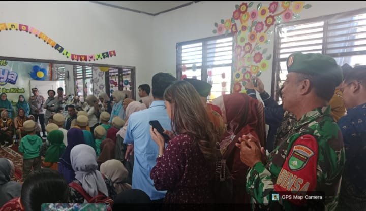 Babinsa Tangkerang Timur Monitoring Kunjungan SERUNI Kabinet Merah Putih di TAMASYA Tenayan Raya