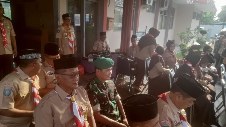 Babinsa Tanjung Batu Hadiri Hari Pramuka ke-65, Perkuat Pembinaan Generasi Muda