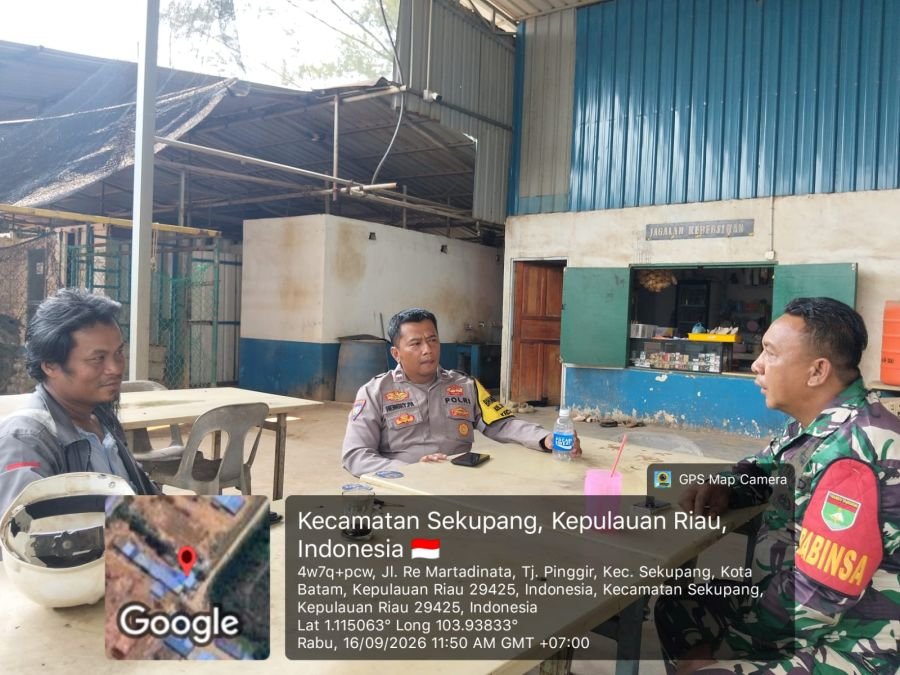 Babinsa Tanjung Pinggir Perkuat Patroli Cegah Karhutla di Wilayah Binaan