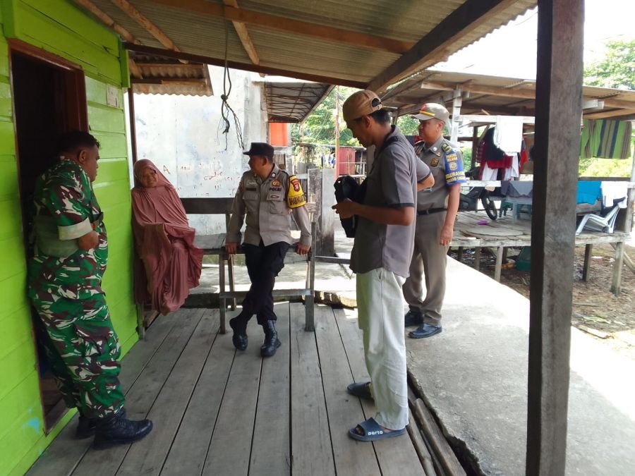 BABINSA TANJUNG UNGGAT BERSAMA BHABINKAMTIBMAS LAKSANAKAN MEDIASI KELUHAN WARGA TERKAIT KERIBUTAN MA