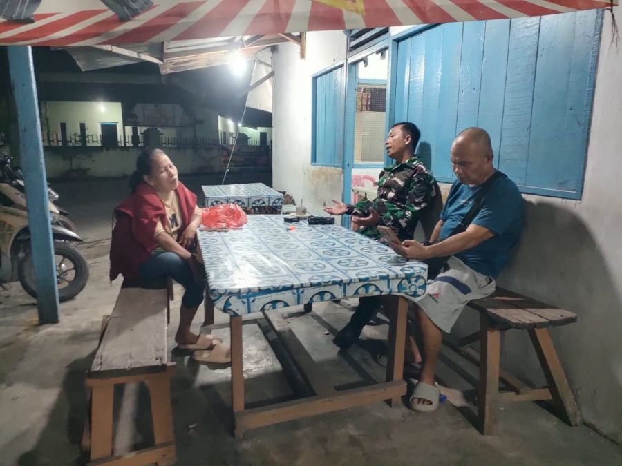 Babinsa Tanjungrhu Ajak Warga Perkuat Kepedulian dan Jaga Kerukunan Bertetangga
