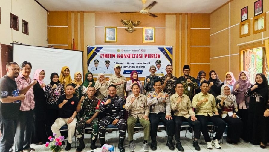 Babinsa Tebing Hadiri Forum Publik, Dorong Peningkatan Pelayanan