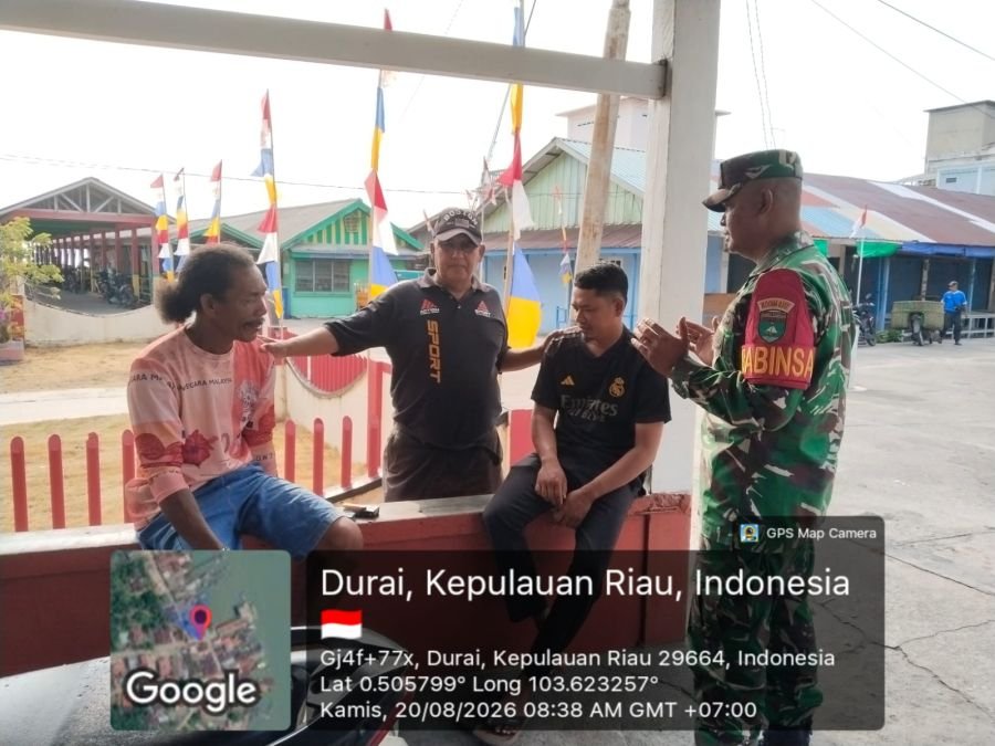 Babinsa Telaga Tujuh Ajak Warga Jaga Kebersihan, Cegah Penyakit