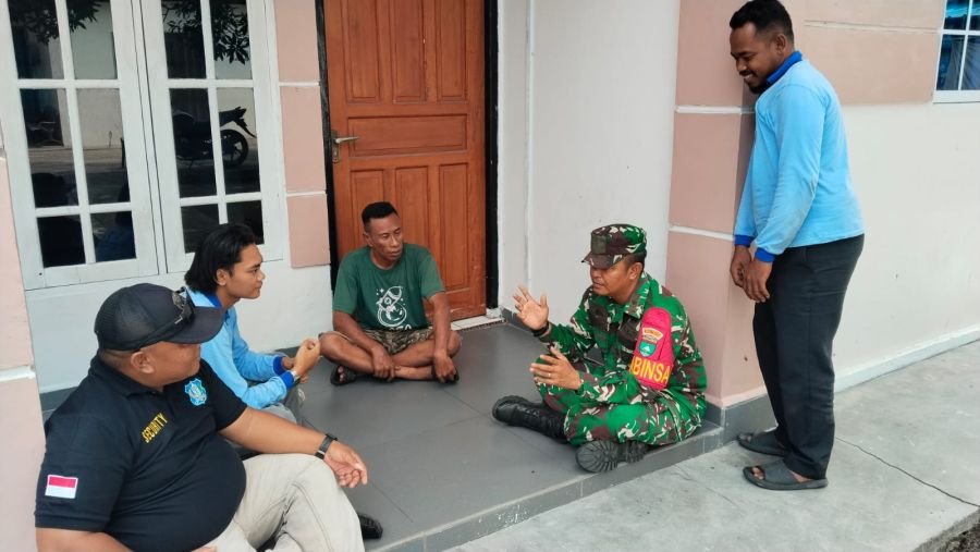 Babinsa Telaga Tujuh Perkuat Deteksi Dini Lewat Dialog Bersama Pemuda