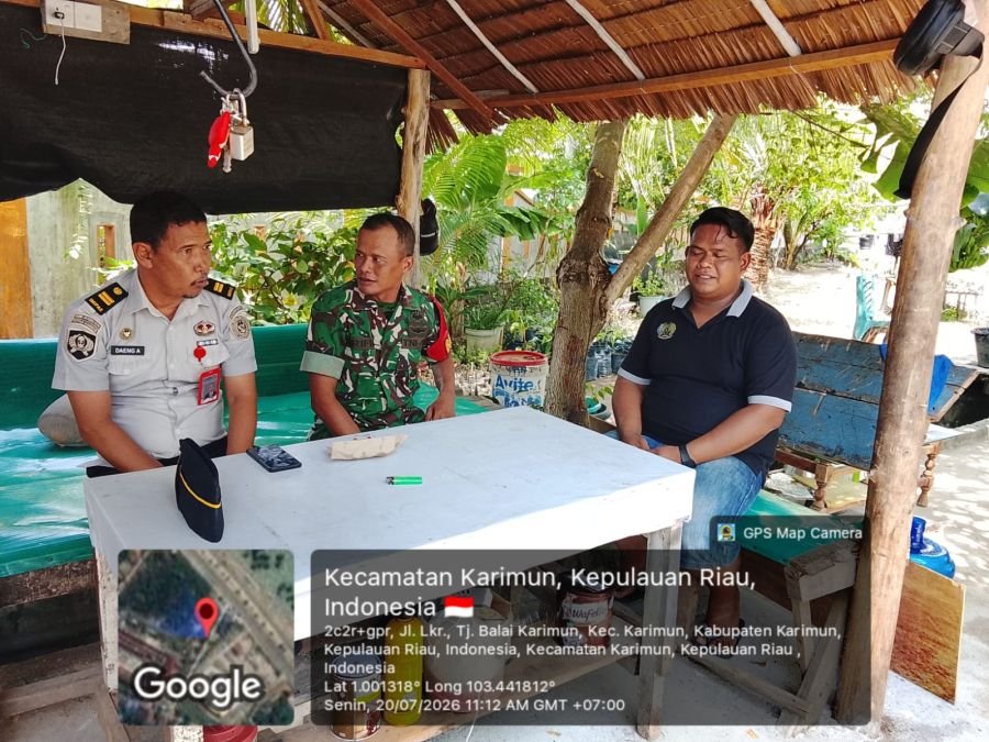 Babinsa Teluk Air Perkuat Keamanan Rutan Lewat Komsos Humanis