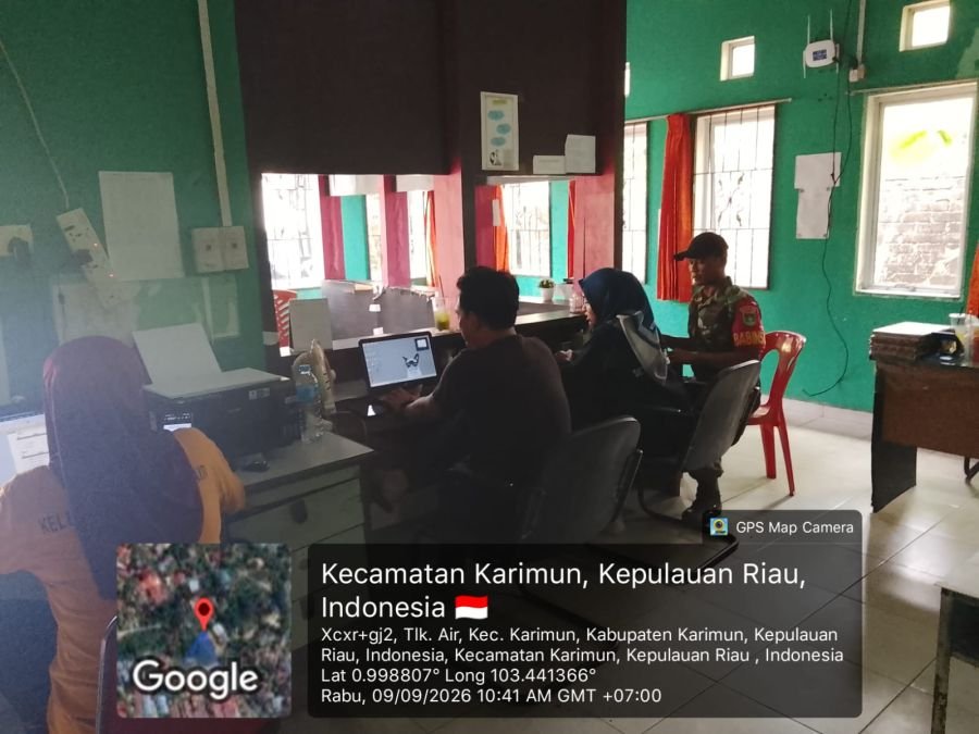 Babinsa Teluk Air Tekankan Administrasi Tertib, Pelayanan Warga Lebih Lancar