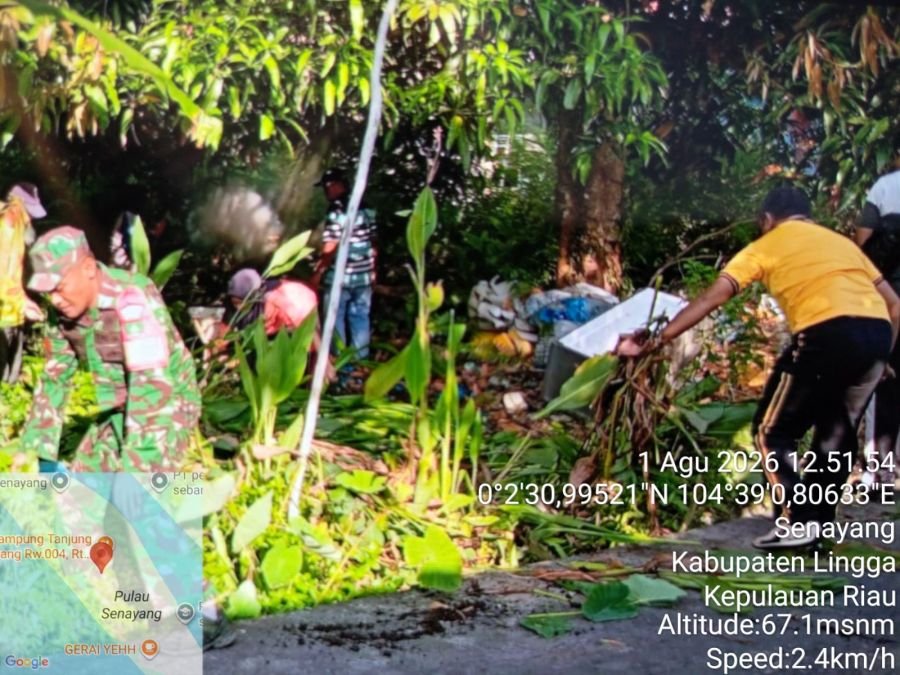 Babinsa terus menguatkan dan menanamkan kembali nilai-nilai luhur budaya gotong royong