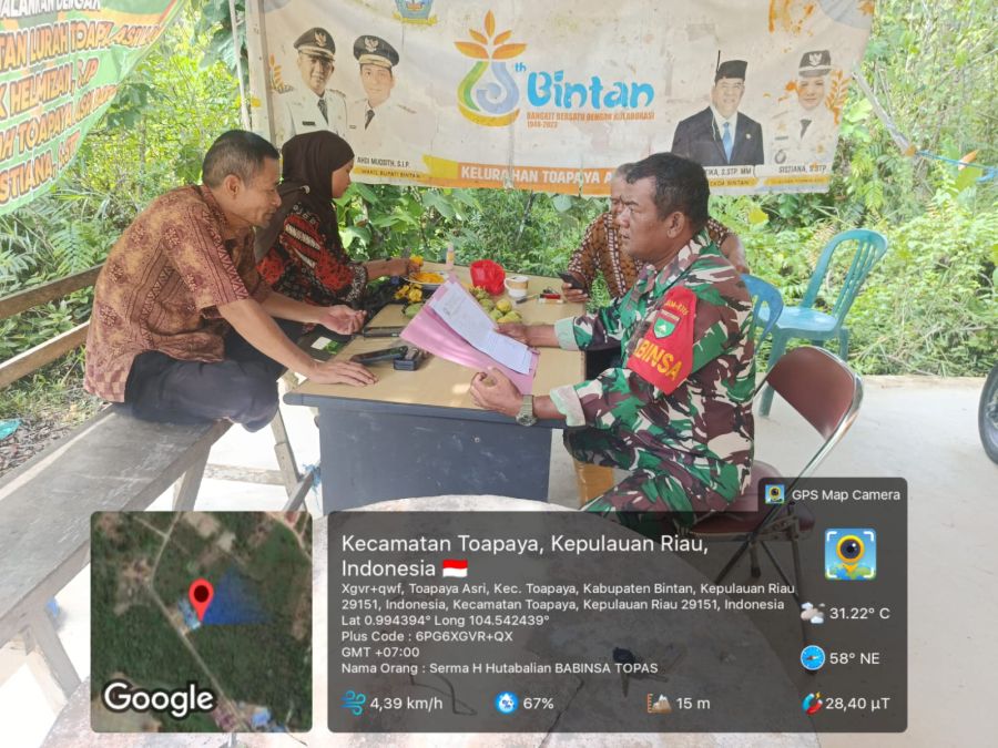 Babinsa Toapaya Asri Serukan Jam Malam Tekan Risiko Kejahatan