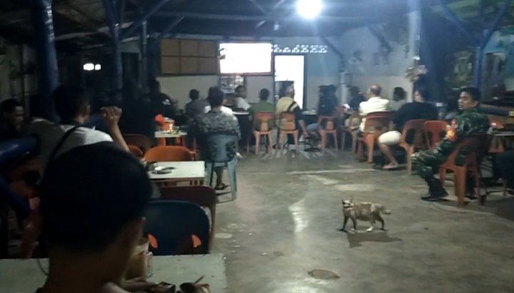 BABINSA TOAPAYA GELAR NOBAR PIALA DUNIA 2026 PERERAT SILATURAHMI BERSAMA WARGA