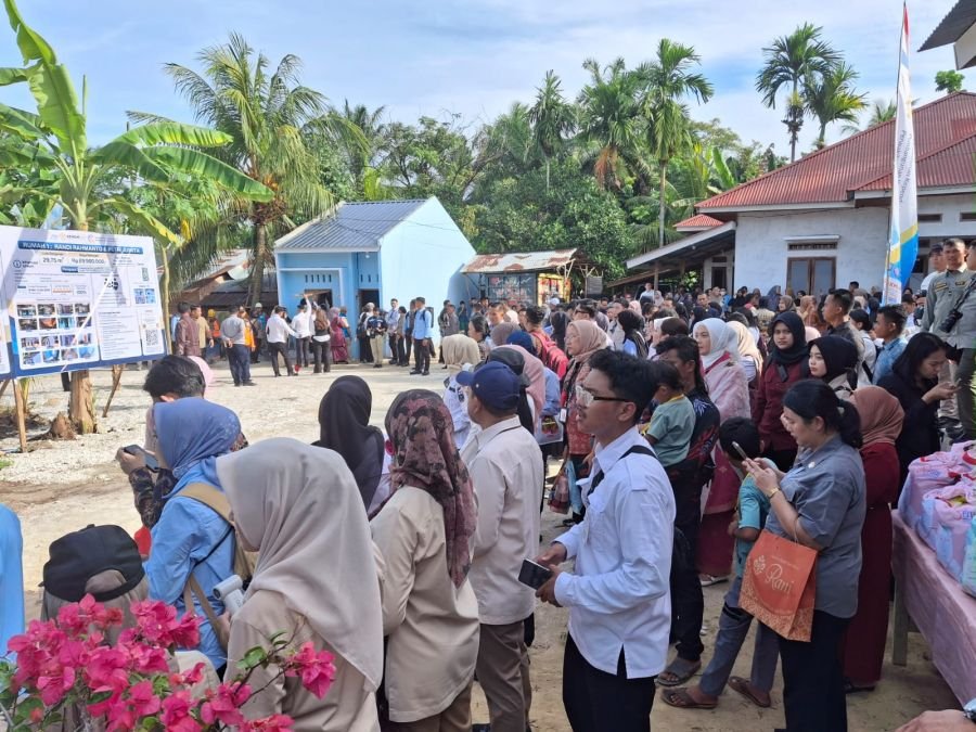 Babinsa Tuah Negeri Laksanakan Pengamanan Kunjungan Kerja Seruni Kabinet Merah Putih 