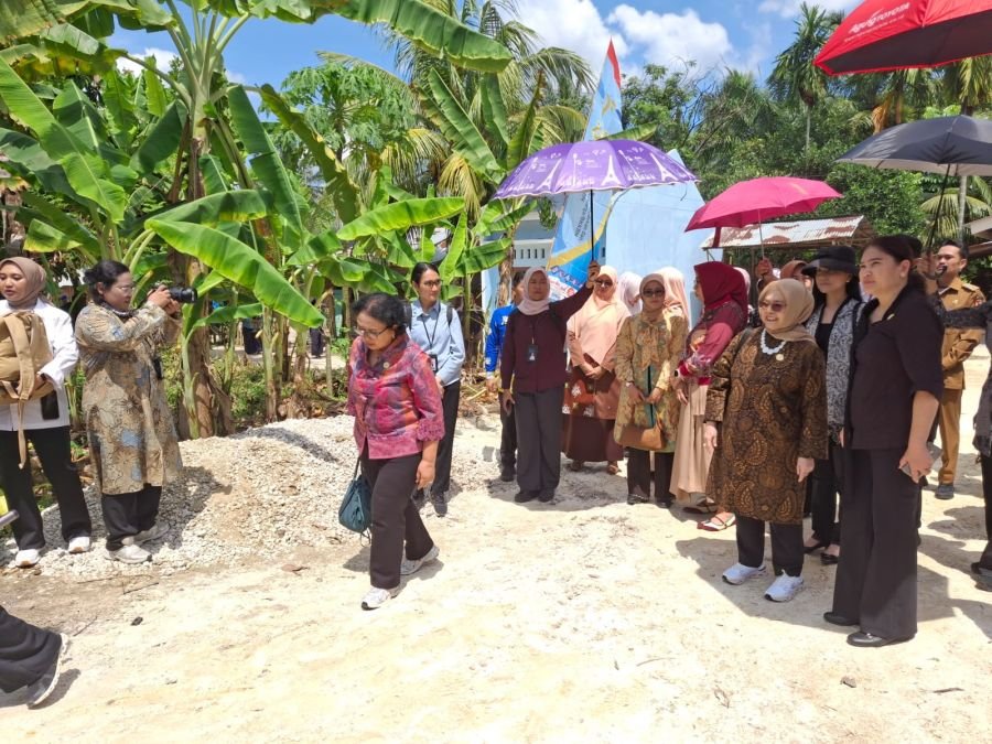 Babinsa Tuah Negeri Monitoring dan Amankan Kunjungan SERUNI Kabinet Merah Putih di Pekanbaru