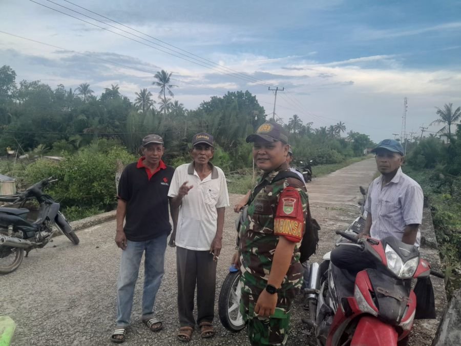 Babinsa Turun Langsung Edukasi Warga Antisipasi Narkoba dan Kejahatan