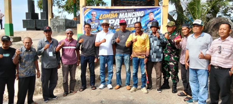 Babinsa Ungar Amankan Pembukaan Lomba Mancing Wisata Batu Limau