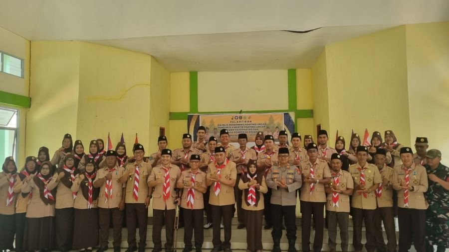 Babinsa Ungar Hadiri Pelantikan Pengurus Pramuka Masa Bakti 2026–2029