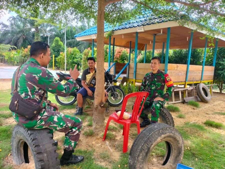 Bangun Komunikasi yang Baik Dengan Mitra Karib Babinsa Kopda Suseno Komsos di Wilayah Binaan