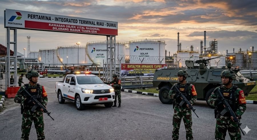 Batalyon Arhanud 13/PBY Perketat Pengamanan Objek Vital Pertamina