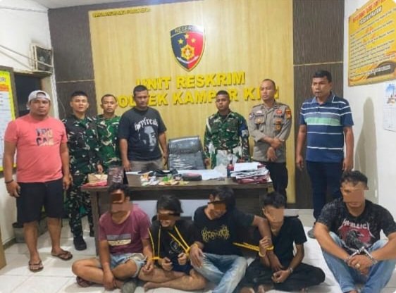 BATALYON JAJARAN BRIGIF TP 89/GG YONIF TP 898/PC GIRING PELAKU TINDAK PIDANA NARKOBA KE POLSEK KIRI