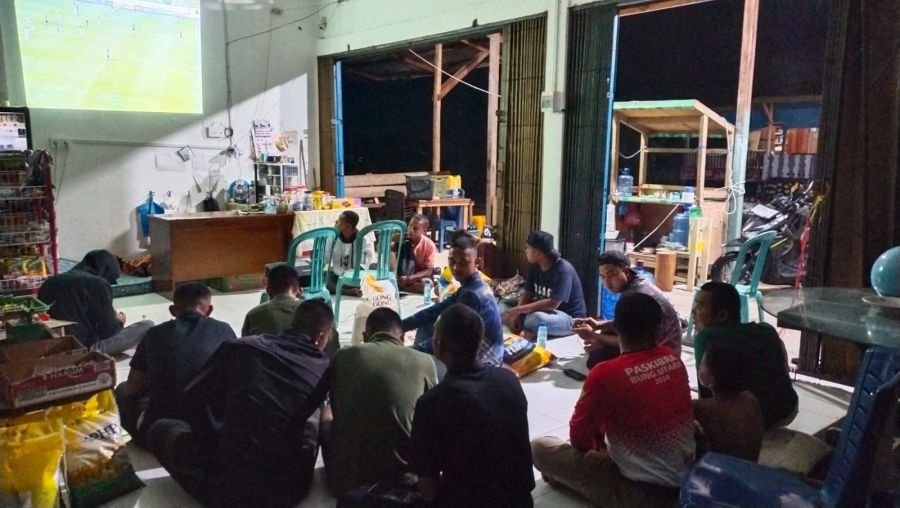 Baterai Armed Gardapati Perkuat Kemanunggalan Lewat Nobar Piala Dunia