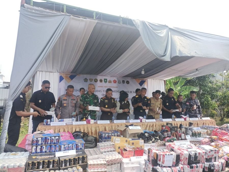 Batuud Koramil 05 Tegas: Barang Ilegal Tak Boleh Kembali Beredar