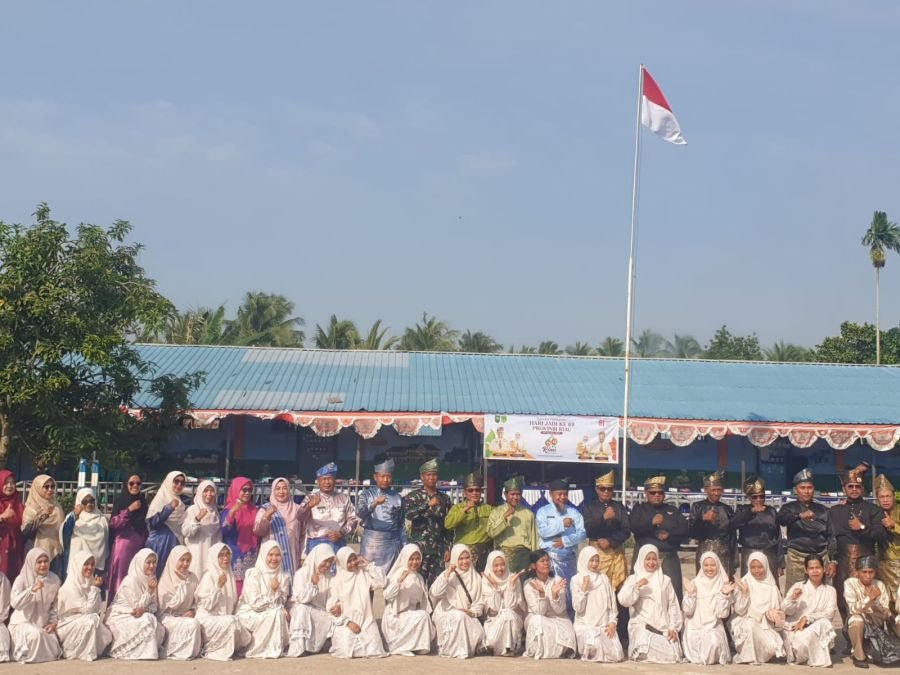 Batuud koramil 11/PBR Hadiri Jadi ke-69 Provinsi Riau, Pulau Burung Kobarkan Semangat “Riau Bersatu”