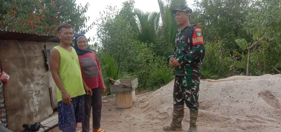 BaTuud Koramil 11/PBR Pererat Silaturahmi dan Kekompakan Warga Pulau Burung