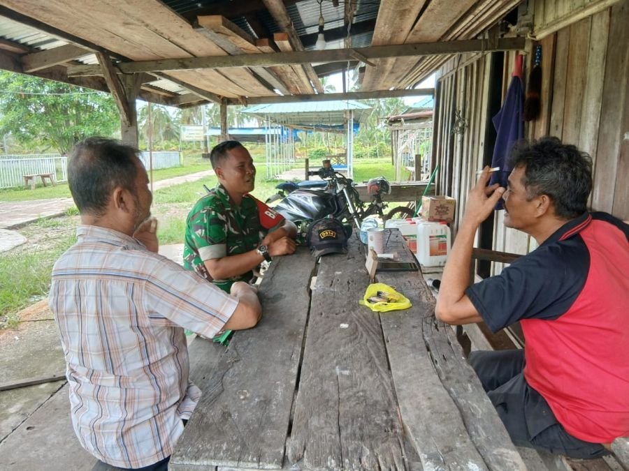Batuud Koramil 11/PBR Perkuat Kesadaran Warga Jaga Kamtibmas dan Cegah Bahaya Narkoba