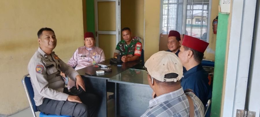 Batuud Koramil 11/PBR Perkuat Sinergi dengan Aparat Desa untuk Dukung Ketahanan Pangan