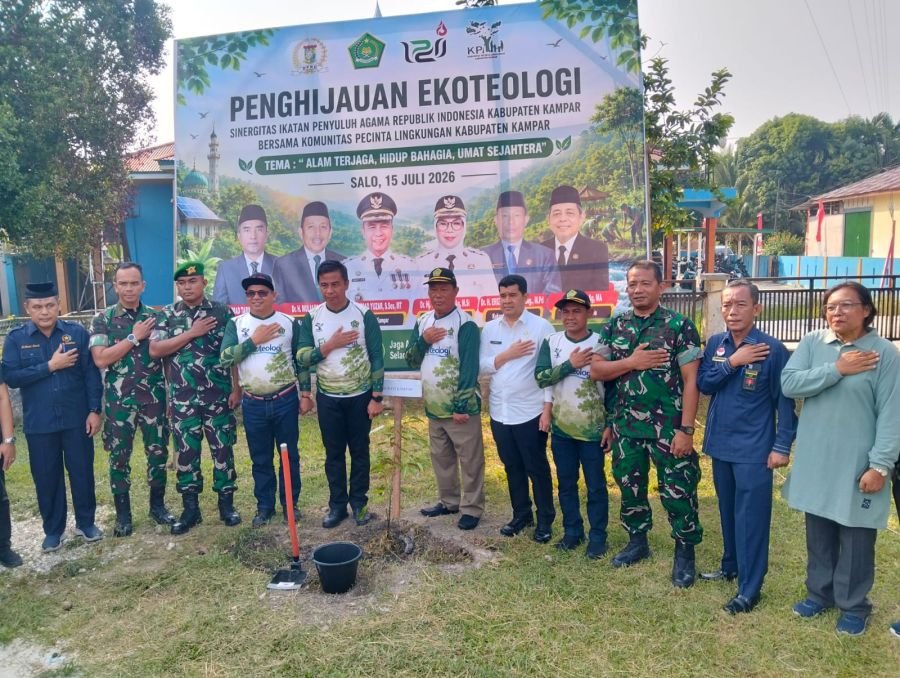Bersinergi Jaga Alam, Batuud Koramil 01/Bkn Hadiri Kegiatan Ekologi IPARI dan KPL Kampar di Desa Sal