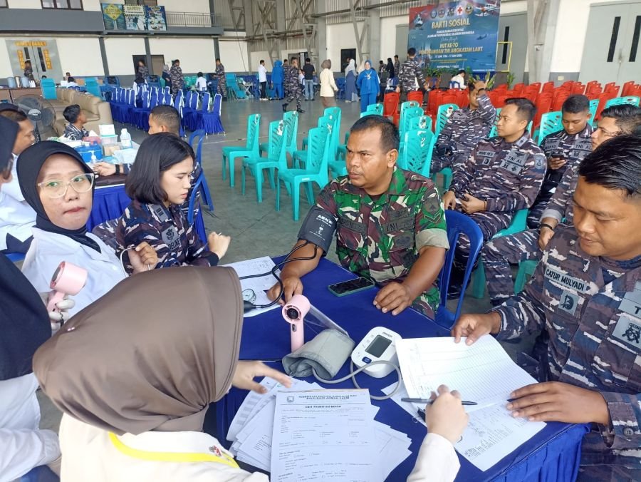 Bhakti Sosial Donor Darah Serentak Jajaran Puspenerbal Seluruh Indonesia Dalam Rangka HUT Ke -70