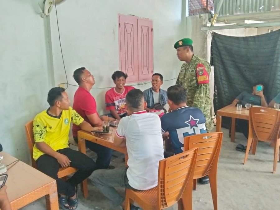 Binter Humanis, Babinsa Hadir Menjaga Kedekatan dengan Warga Sungai Siput