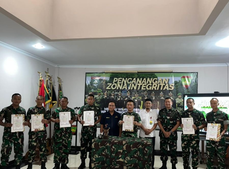 Brigif TP 89/GG Canangkan Zona Integritas, Tegaskan Komitmen Raih WBK dan WBBM