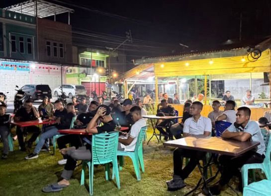 Brigif TP 89 Gelar Nobar Piala Dunia, Pererat Kedekatan dengan Warga