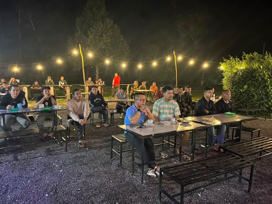 Nobar Piala Dunia 2026, Brigif TP 89 Perkuat Kedekatan dengan Warga