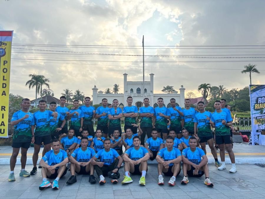 Brigif TP 89/GG Ikut Meriahkan HUT to Riau Bhayangkara Run