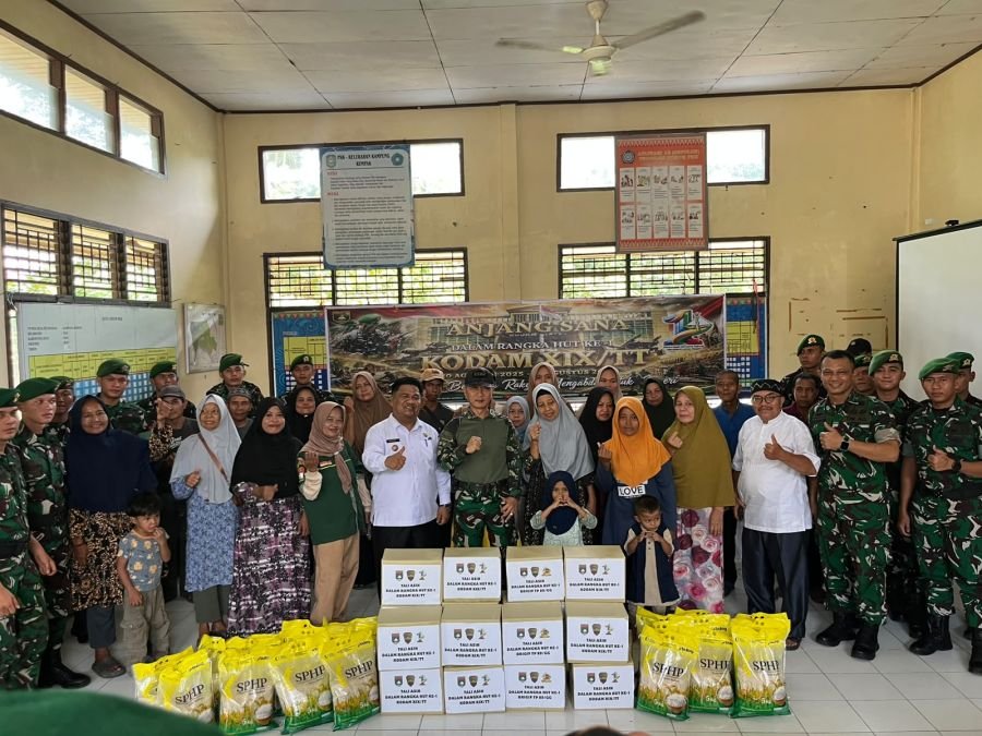 Brigif TP 89/GG Laksanakan Anjangsana dalam Rangka HUT Kodam XIX/Tuanku Tambusai