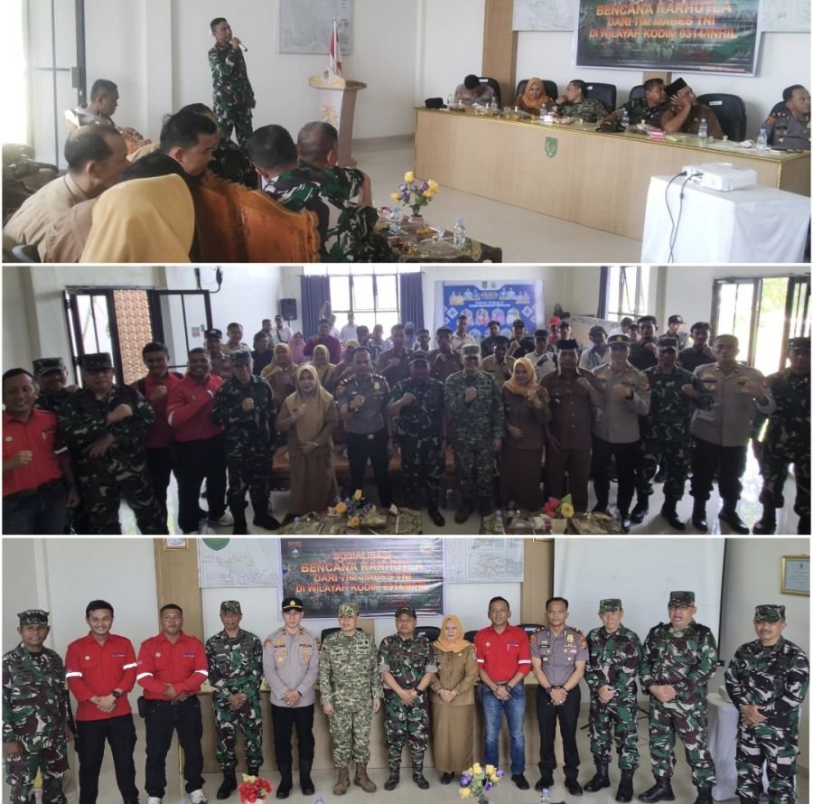 Brigjen TNI (Mar) Agus Gunawan Sosialisasikan Pencegahan dan Penanggulangan Karhutla di Tempuling