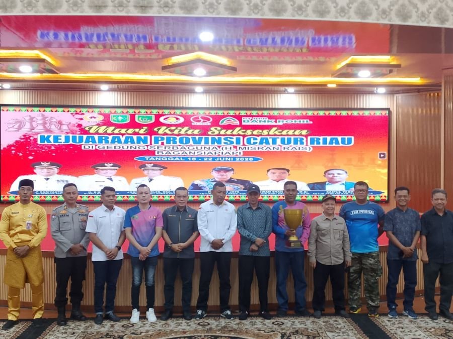 Buka Kejurprov Catur Riau ke-37 di Rohil, Serma Sadli Hadiri Pembukaan Mewakili Wadanramil Bangko
