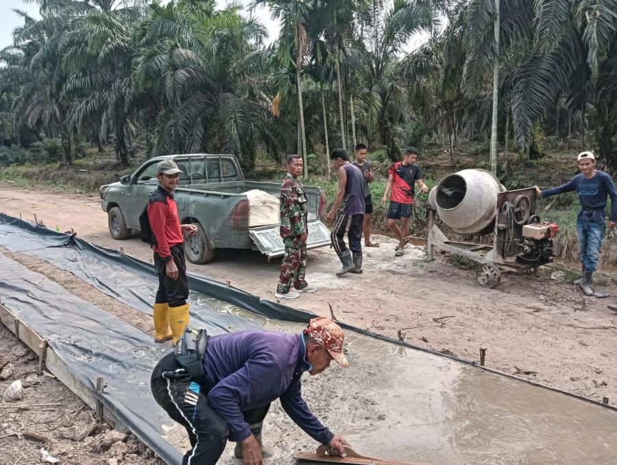 Bukan Hanya Jalan, Rehab RTLH, MCK dan Sumur Bor TMMD ke-130 di Inhil Juga Dikebut