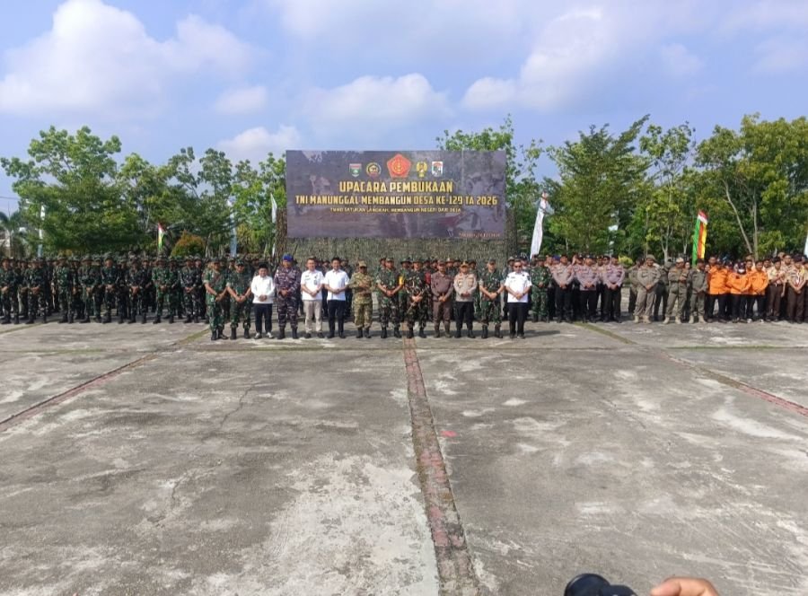 Bupati Pelalawan Resmi Buka TMMD ke-129 Tahun 2026 di Pangkalan Kerinci