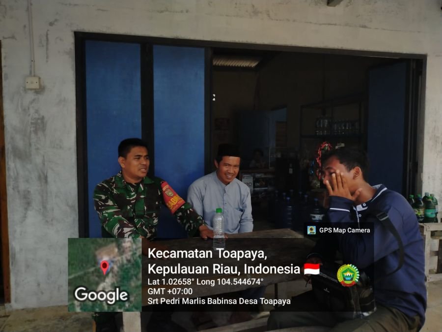 Cegah Bencana Alam, Babinsa Desa Toapaya Himbau Warga Jaga Kelestarian Lingkungan