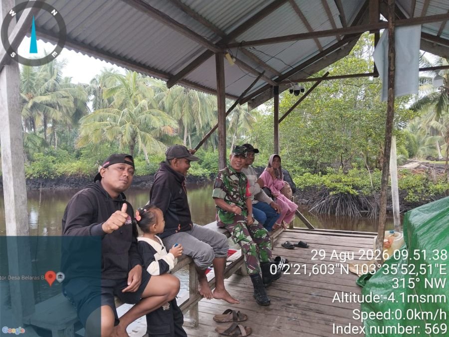 Cegah Karhutla, Babinsa 08 Sosialisikan Bahaya dan Pencegahan Kebakaran Hutan dan Lahan kepada Warga