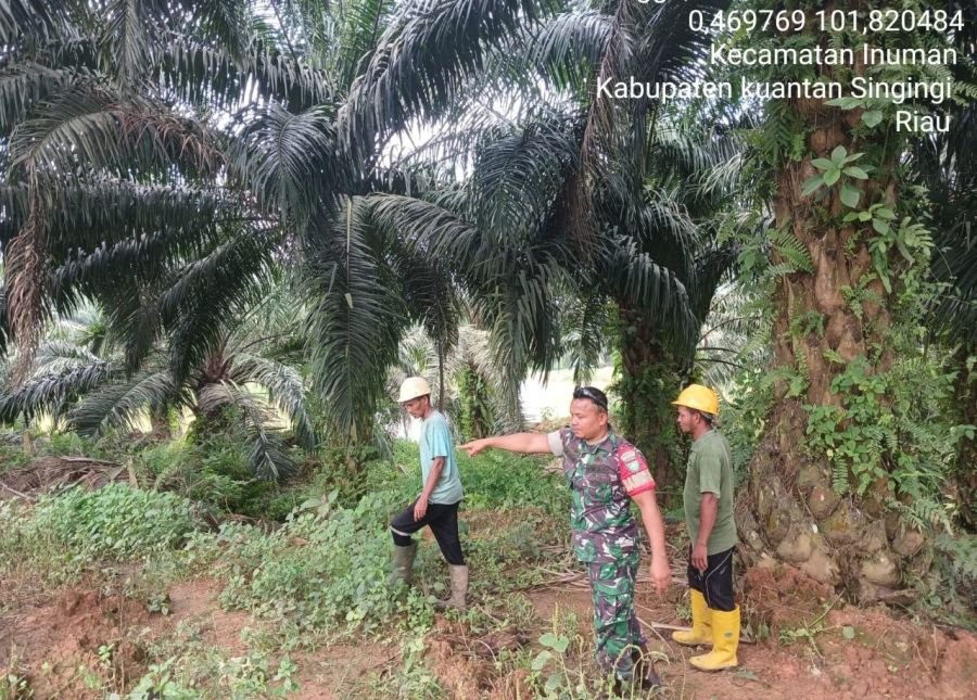 Cegah Karhutla, Babinsa Ajak Warga Peduli dan Waspada Terhadap Potensi Kebakaran