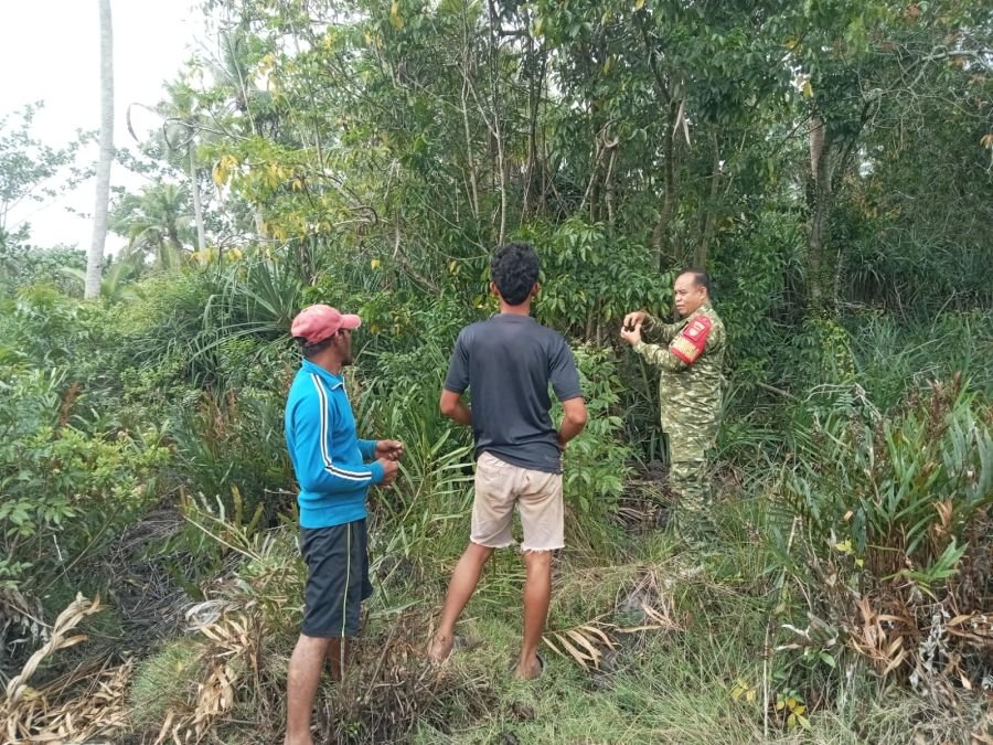 Cegah Karhutla, Babinsa dan MPA Intensifkan Patroli di Desa Insit