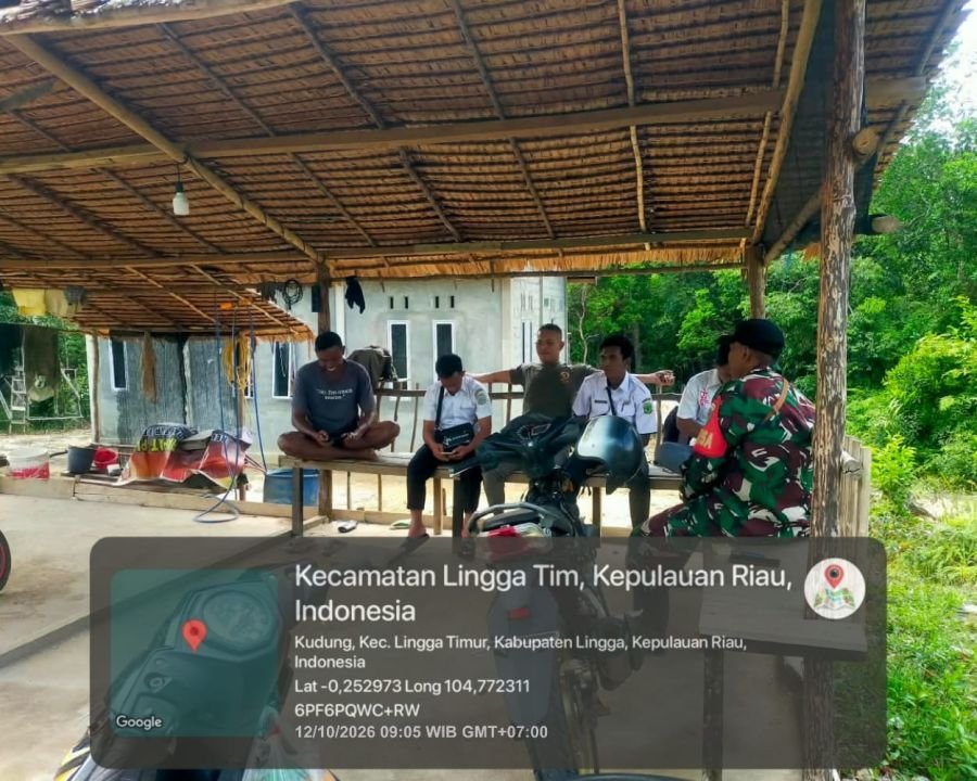 CEGAH KARHUTLA, BABINSA KORAMIL 05/DAIK SAMBANGI WARGA DESA KUDUNG IMBAU STOP BAKAR LAHAN