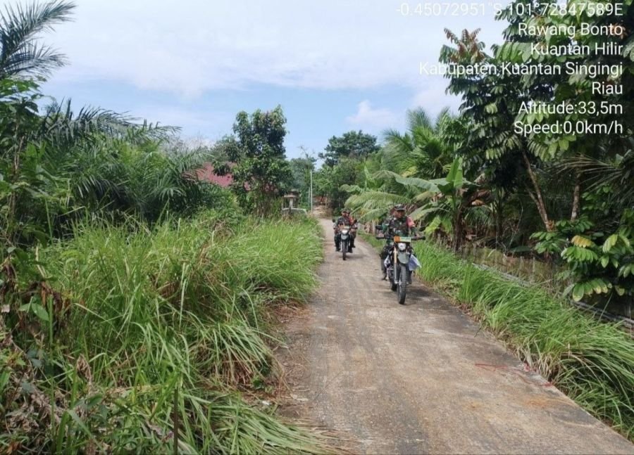 Cegah Karhutla, Babinsa Ramil 07/KH Sosialisasikan Larangan Membakar Lahan