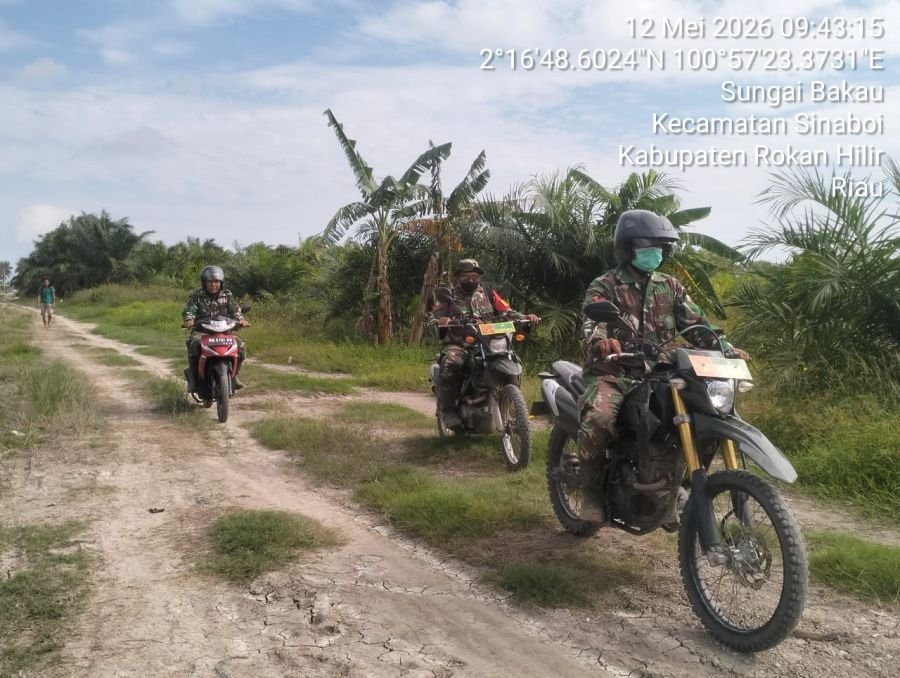 Cegah Karhutla, Danpok 4 Serma Sadli Pimpin Patroli Intensif di Sungai Bakau