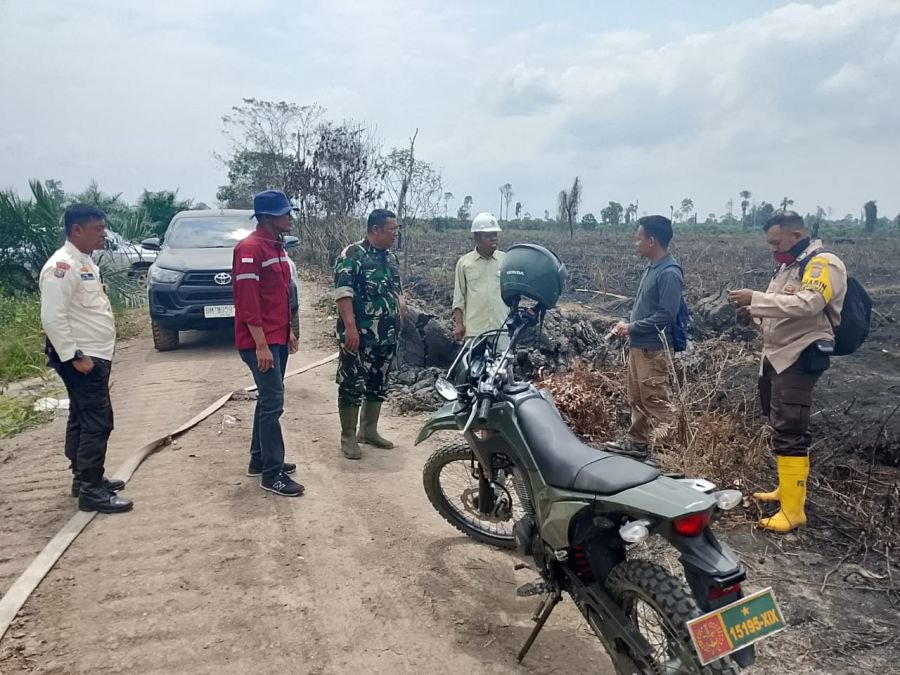 Cegah Karhutla Meluas, Koramil 03/Minas Intensifkan Patroli Lapangan