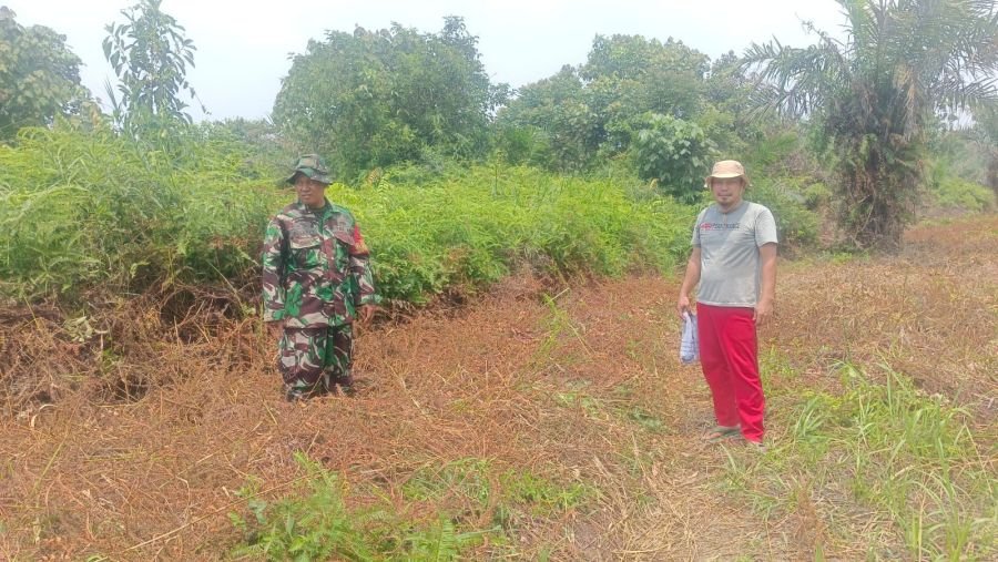 Cegah Karhutla Sejak Dini, Babinsa dan MPA Patroli di Industri Tenayan