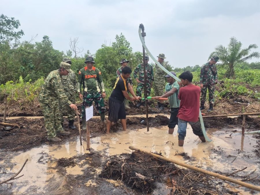 Cegah Karhutla Sejak Dini, Mabes TNI Tinjau Pembangunan Sumur Bor di Pekanbaru