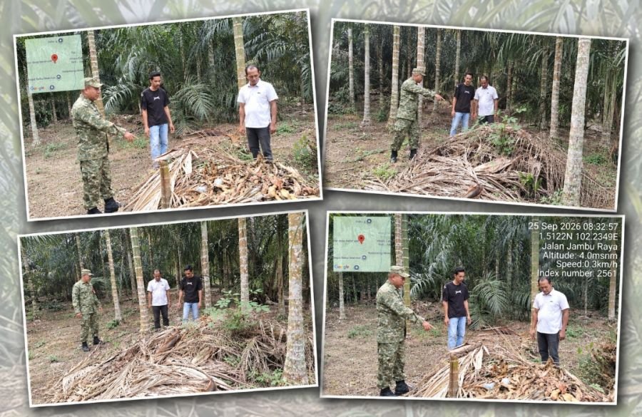 Cegah Karhutla, Sertu Armansyah dan Sertu Andi Kesuma Gencar Berpatroli di Desa Berancah